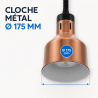 Pro Heat Lamp 250 W Ø 175 mm Copper | Dynasteel