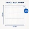 Gitter 450x470 mm Negativer Kühlschrank 200 L