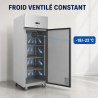 Edelstahl-Tiefkühlschrank GN2/1 - 650 L - Dynasteel