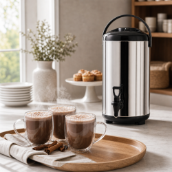 Isothermer Getränkespender 7,5 L Edelstahl AISI 304