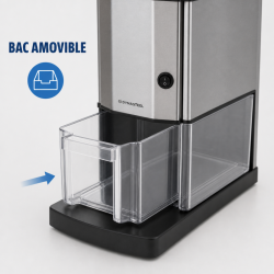 Pileur à Glaçons Électrique 12 kg/h 60 W Inox