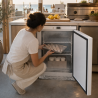 Mini Negative Refrigerated Cabinet 170 L -18°C White