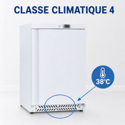 Mini-Kühlschrank Negativ 170 L -18°C Weiß