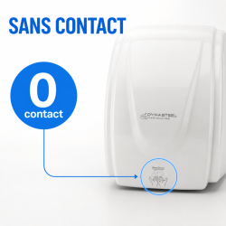 Sèche-Mains Professionnel 2100 W ABS Blanc — Séchage 30 s