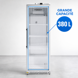 Glasgekühlter Kühlschrank 380 L 0/+8°C