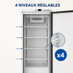Positive Kühlschrank 380 L 0/+8°C Volltür