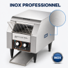Toaster mit Förderband Pro 1300 W Edelstahl — Dynasteel