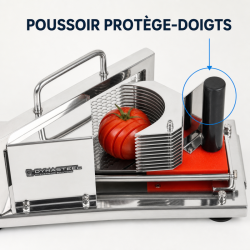 Professional Stainless Steel Tomato Cutter — Manual Slicer
