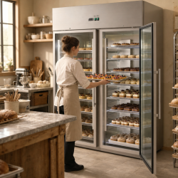 Armoire Réfrigérée Positive 1400 L 2 Portes Vitrées GN 2/1