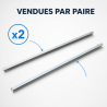 Paar Schienen für Saladette 548 mm — Dynasteel