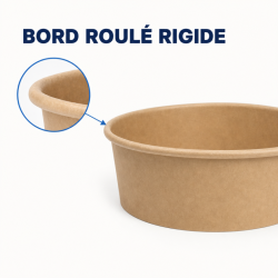 Bol à Salade Kraft 500 ml Ø 150 mm — Lot de 300
