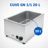 Professional Bain-Marie GN 1/1 20 L 1200 W Stainless Steel