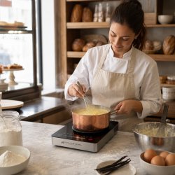 Pro Induction Plate 2500 W — 80-240°C, Digital