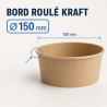 Kraft Salatschüssel 750 ml Ø150 mm — Packung mit 300