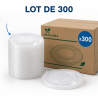 PET-Deckel Ø 165 mm für Salatschüssel 1300 ml - x300