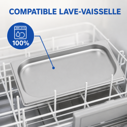 Gastro GN 1/3 Stainless Steel Pan 20 mm - Dishwasher Compatible