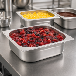 Gastro GN 2/3 Stainless Steel Container 9 L - Depth 100 mm