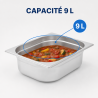 Gastro GN 2/3 Stainless Steel Container 9 L - Depth 100 mm