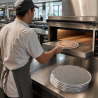 Perforiertes Pizzablech Ø 250 mm Aluminium — Dynasteel