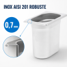 Gastro GN 1/9 Stainless Steel Container - Depth 150 mm - 1.4 L