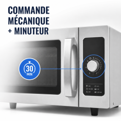 Professionelle Mikrowelle 25 L 1000 W Mechanisch