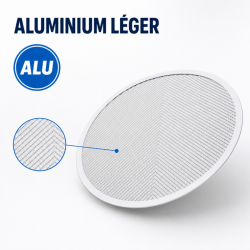 Perforiertes Pizzablech Ø 350 mm Aluminium — Pro
