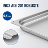 Bac Gastro GN 1/1 Inox 40 mm - 4 L - Küche Pro