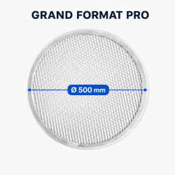 Perforated Aluminum Pizza Grid Ø 500 mm - Pro