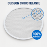 Perforated Pizza Plate Ø 280 mm Aluminum — Dynasteel