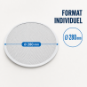 Perforated Pizza Plate Ø 280 mm Aluminum — Dynasteel