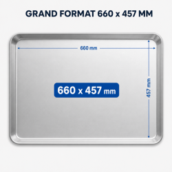 Aluminium-Präsentationsplatte 660 x 457 mm Rechteck