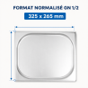 Bac Gastro GN 1/2 Stainless Steel - 20 mm - 1 L - Dynasteel