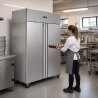 Negative Cabinet 1400 L Stainless Steel 2 Doors GN 2/1 Ventilated