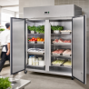 Positive Refrigerated Cabinet 1400 L Stainless Steel GN 2/1 – 2 Doors