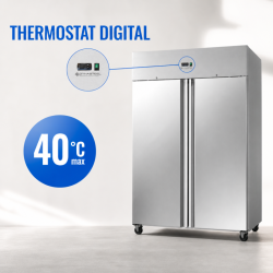 Positive Refrigerated Cabinet 1400 L Stainless Steel GN 2/1 – 2 Doors