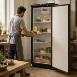 Positive Refrigerated Cabinet 376 L Black 0/+8 °C