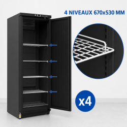 Positive Refrigerated Cabinet 376 L Black 0/+8 °C