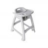 High Chair Gray Removable Tray