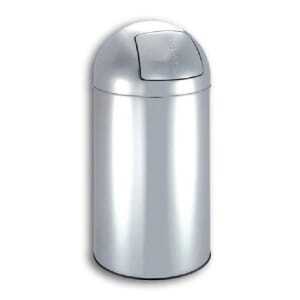 Stainless Steel Push Trash Can 30 L