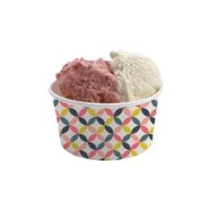 Pot à Glace et à Dessert 90 ml - Format Small - Ecoresponsable - Lot de 50