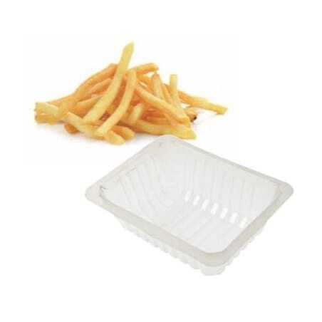 Lot de 250 Barquettes à Frites Translucide - 75cl