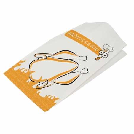 Thermoversiegelbare Tasche für Brathähnchen - 20 x 34,5 cm - Packung mit 100