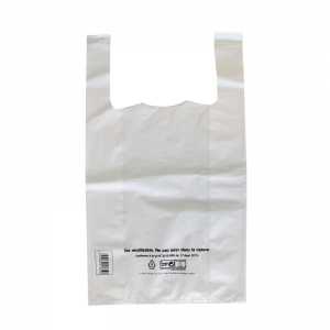 Sacs Bretelles Réutilisables Blanc - 10 L - Lot de 500