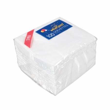 Servietten "Week-End" 2-lagig - 30 x 30 cm - Packung mit 100