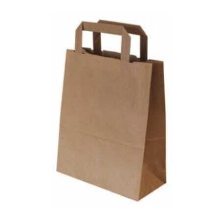 Sac Cabas en Kraft - 12 L - Lot de 50