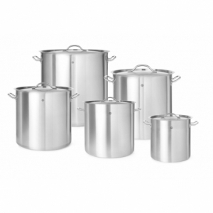 Marmite avec Couvercle Inox Budget Line - 32 cm