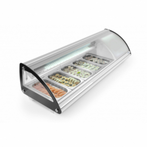 Sushi-Vitrine - 5 x GN 1/3 - 63 L