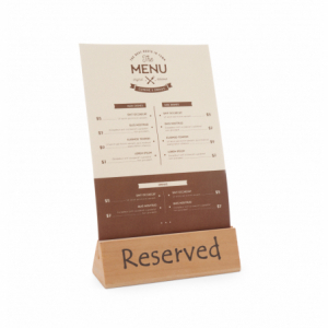 Reserved table easel - Brand HENDI - Fourniresto