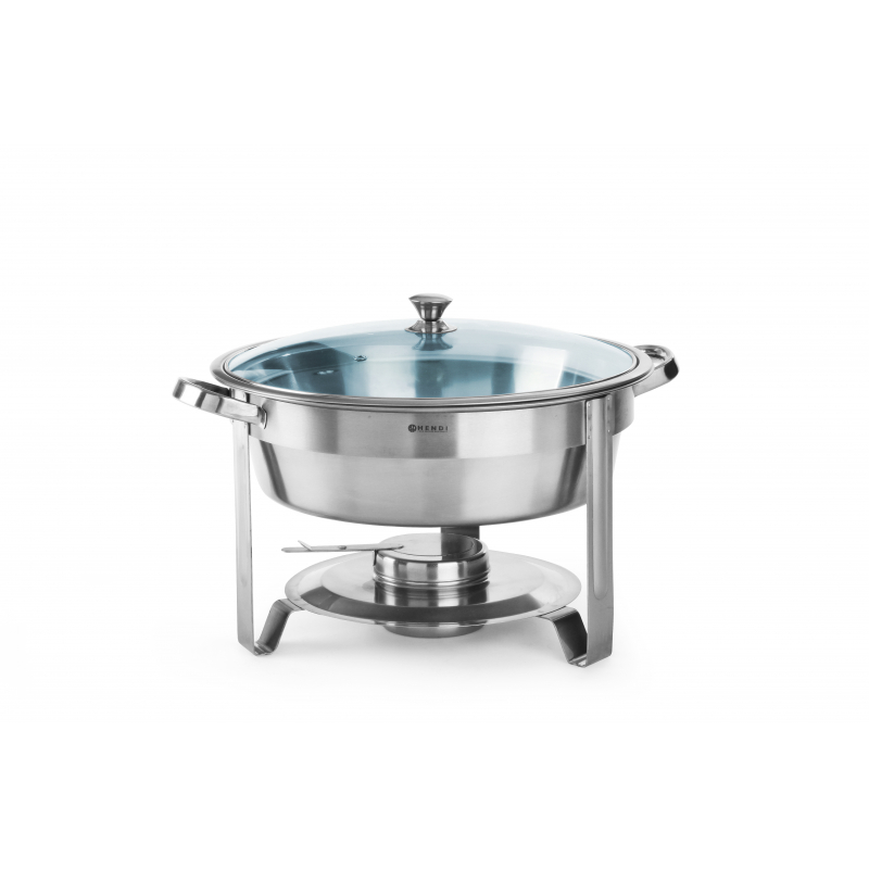 Chafing dish - rond - Marque HENDI - Fourniresto