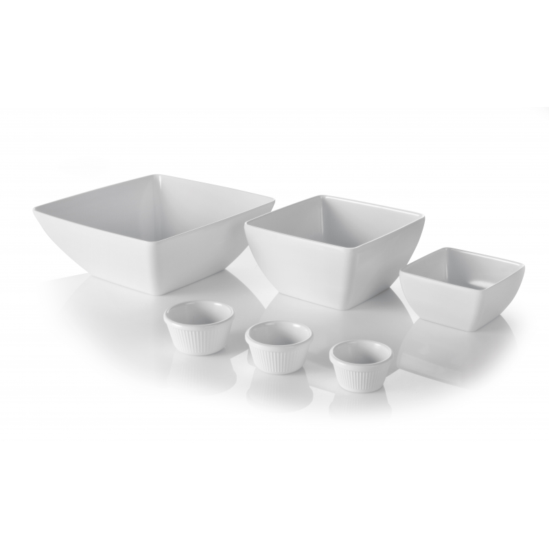 Square Bowl - 130 x 130 mm - Brand HENDI